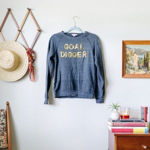 Bow and drape sweat shirt